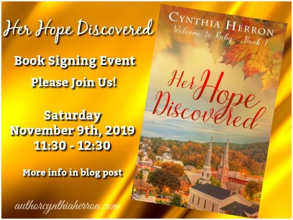HER HOPE DISCOVERED Book Signing Event